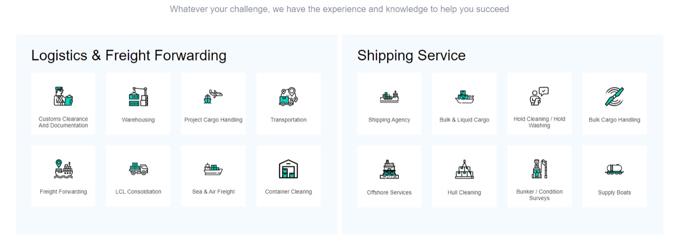 JW Marine & Freight services overview