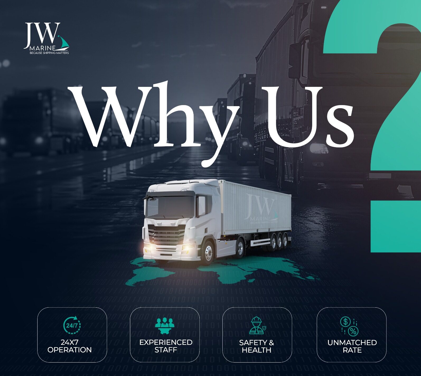 Freight Forwarding Services from America and Canada to UAE — JW Marine & Freight